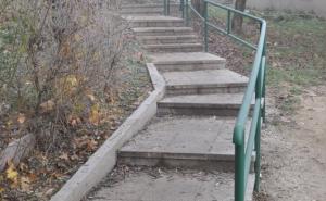  / Završena sanacija pješačkih staza i stepeništa u Ulici Zaima Šarca, FOTO: Centar.ba